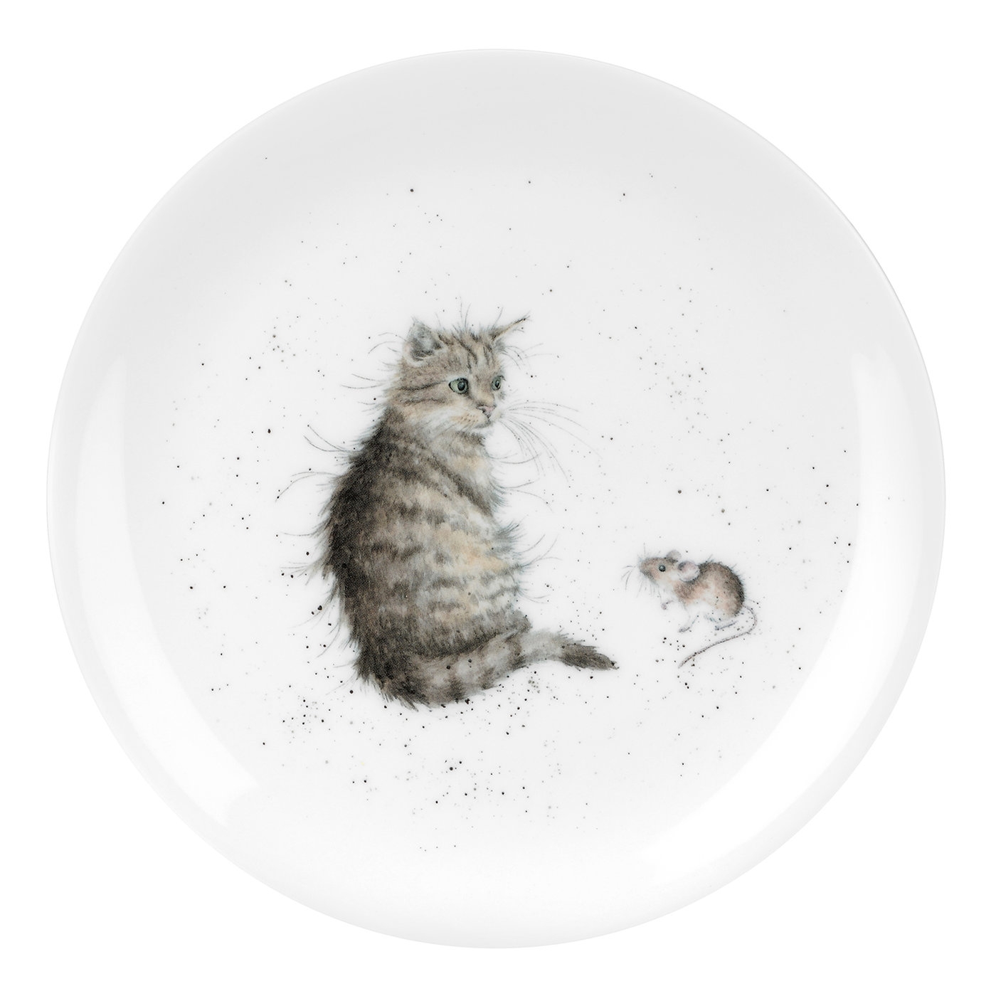 Cat and A Mouse 8 Inch Plate (Cat/Mouse) image number null