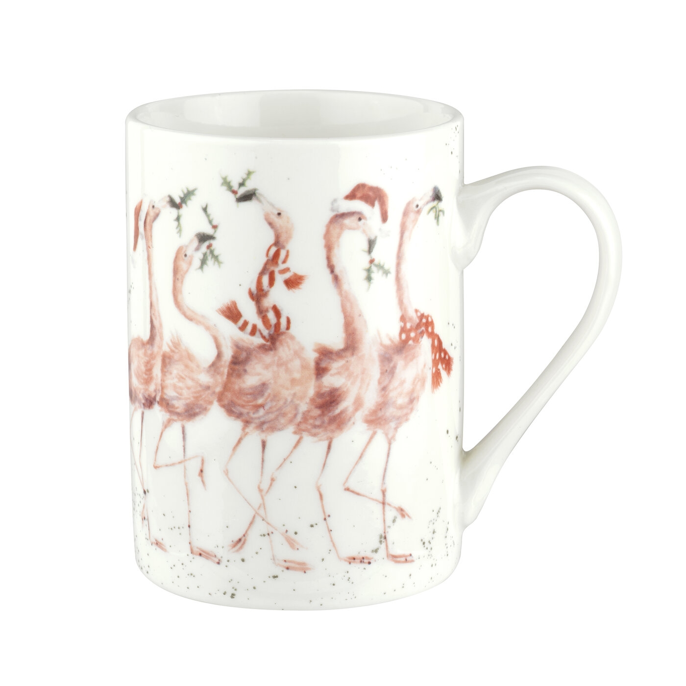 Wrendale Designs Flamingle Bell 3 Piece Mug & Tray Set (Flamingo) image number null