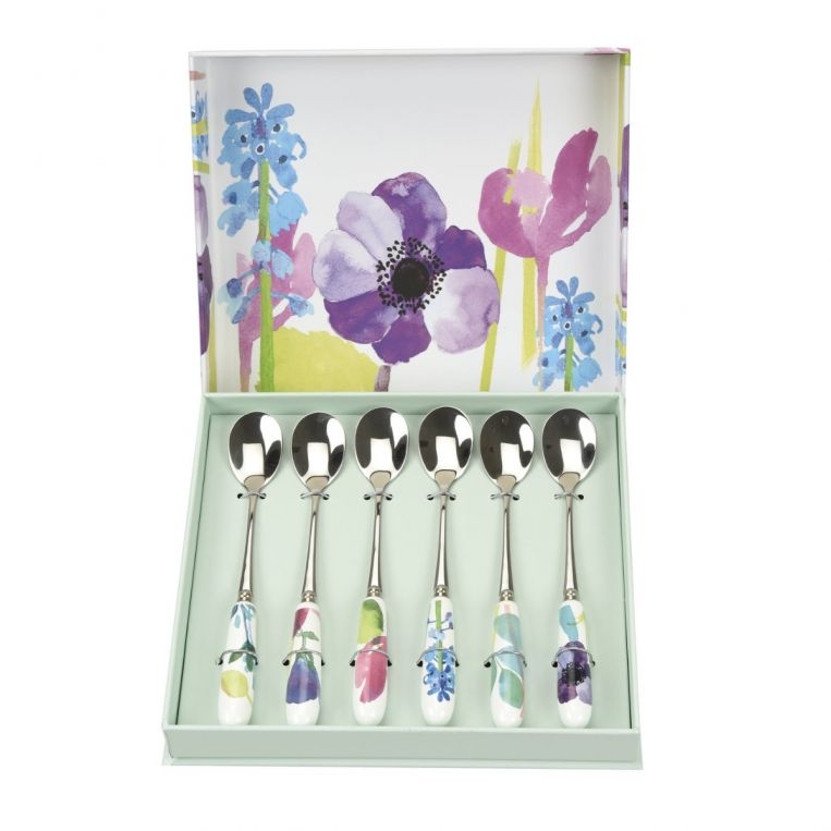 Portmeirion Water Garden Set of 6 Tea Spoons image number null