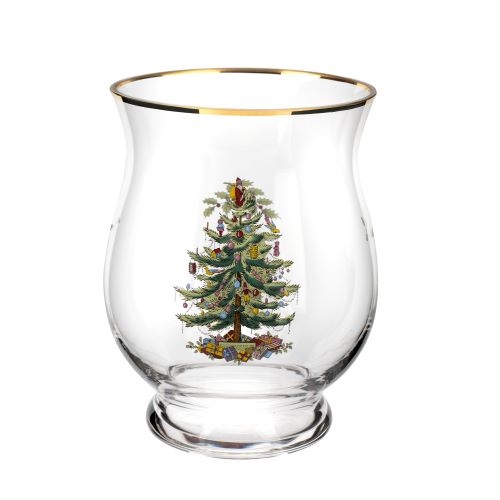 Spode Christmas Tree Hurricane Lamp 6.5 Inch image number null