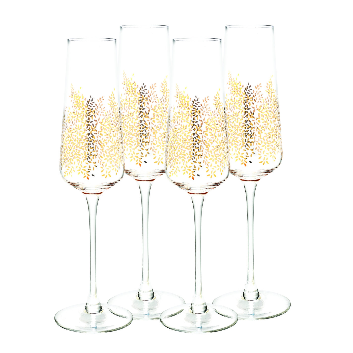 Sara Miller London Chelsea 9 Ounce Set of 4 Champagne Flutes image number null