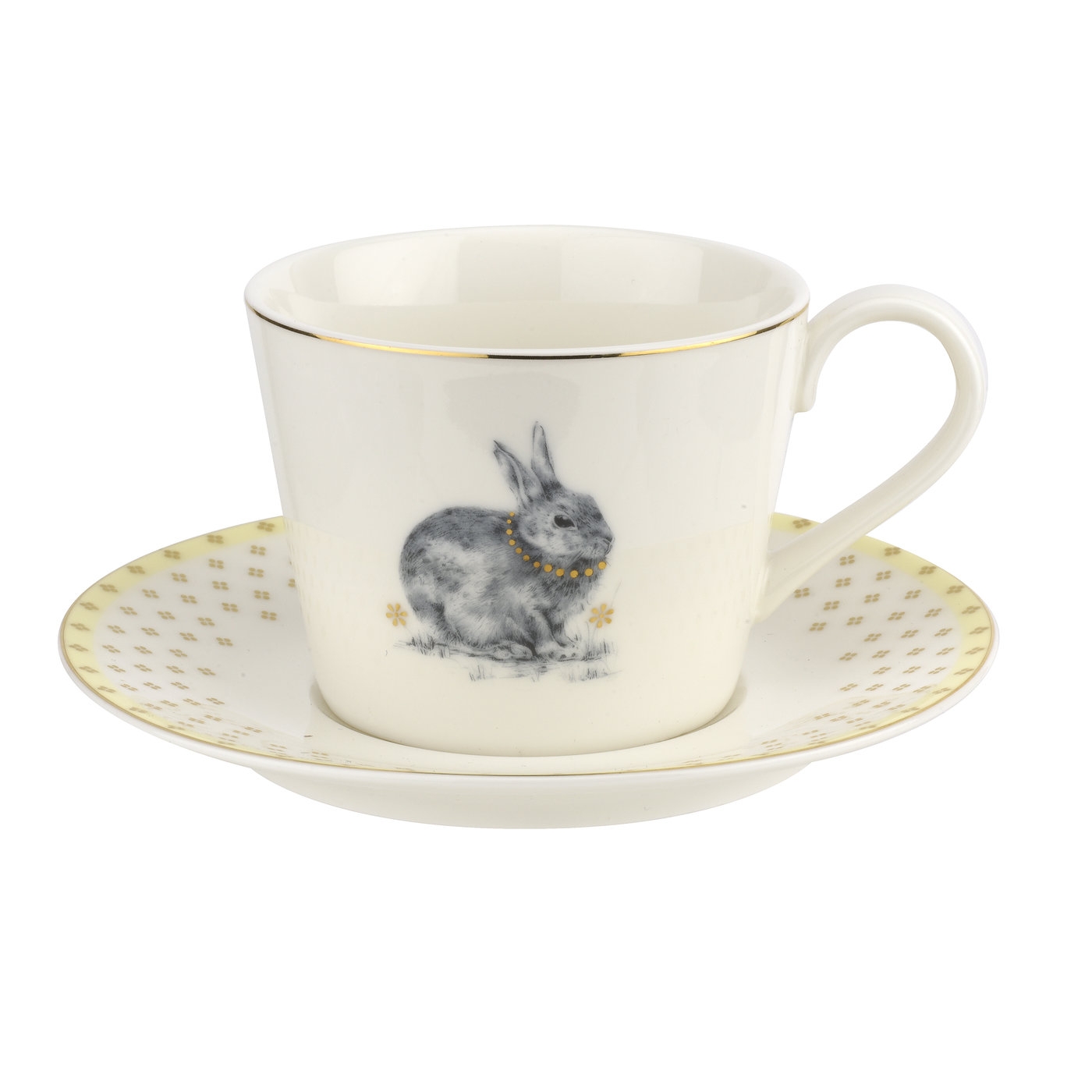Meadow Lane Teacup & Saucer (Yellow) image number null
