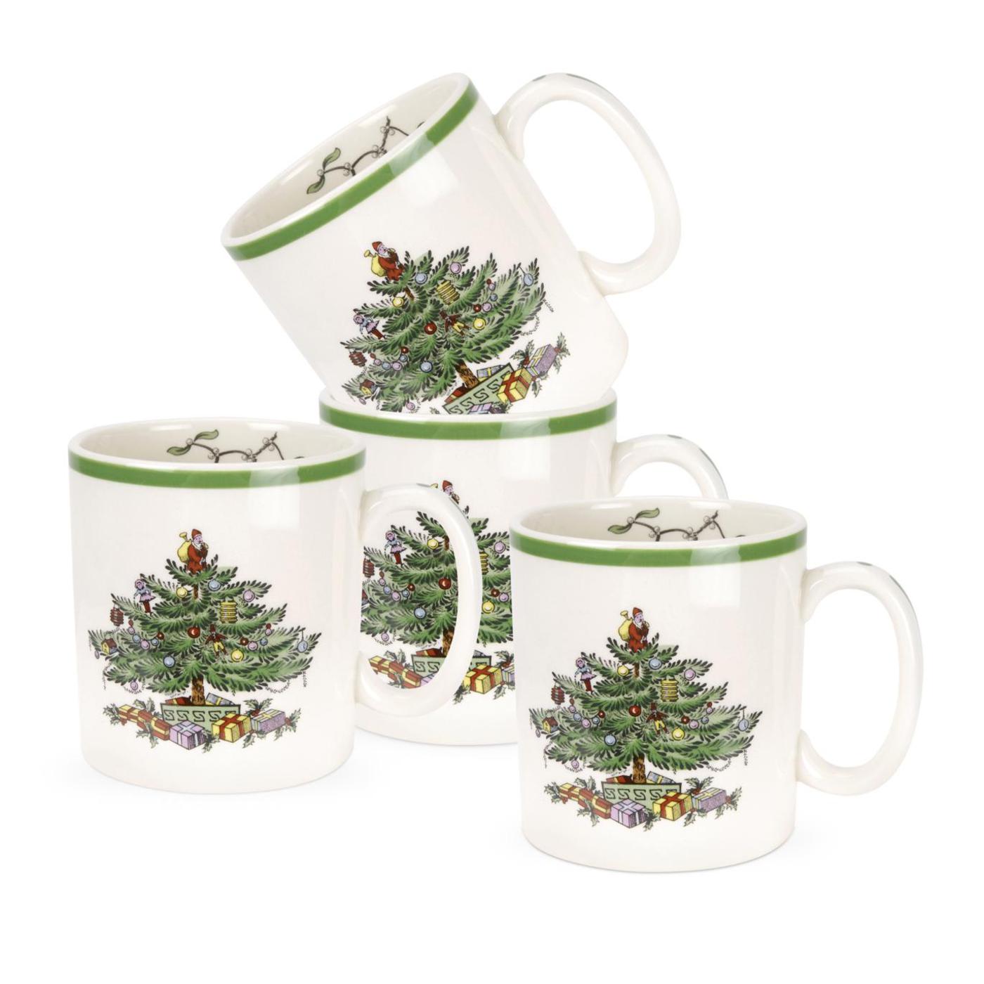 Spode Christmas Tree Set of 4 Mugs image number null