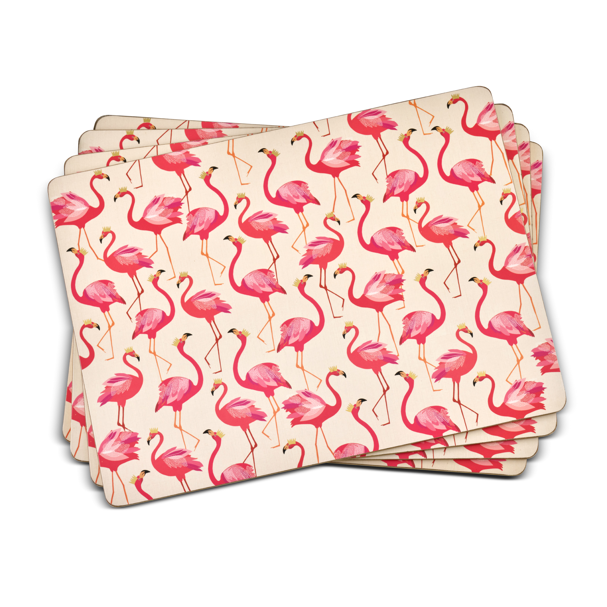 Sara Miller London for Pimpernel Flamingo Large Placemats Set of 4 image number null