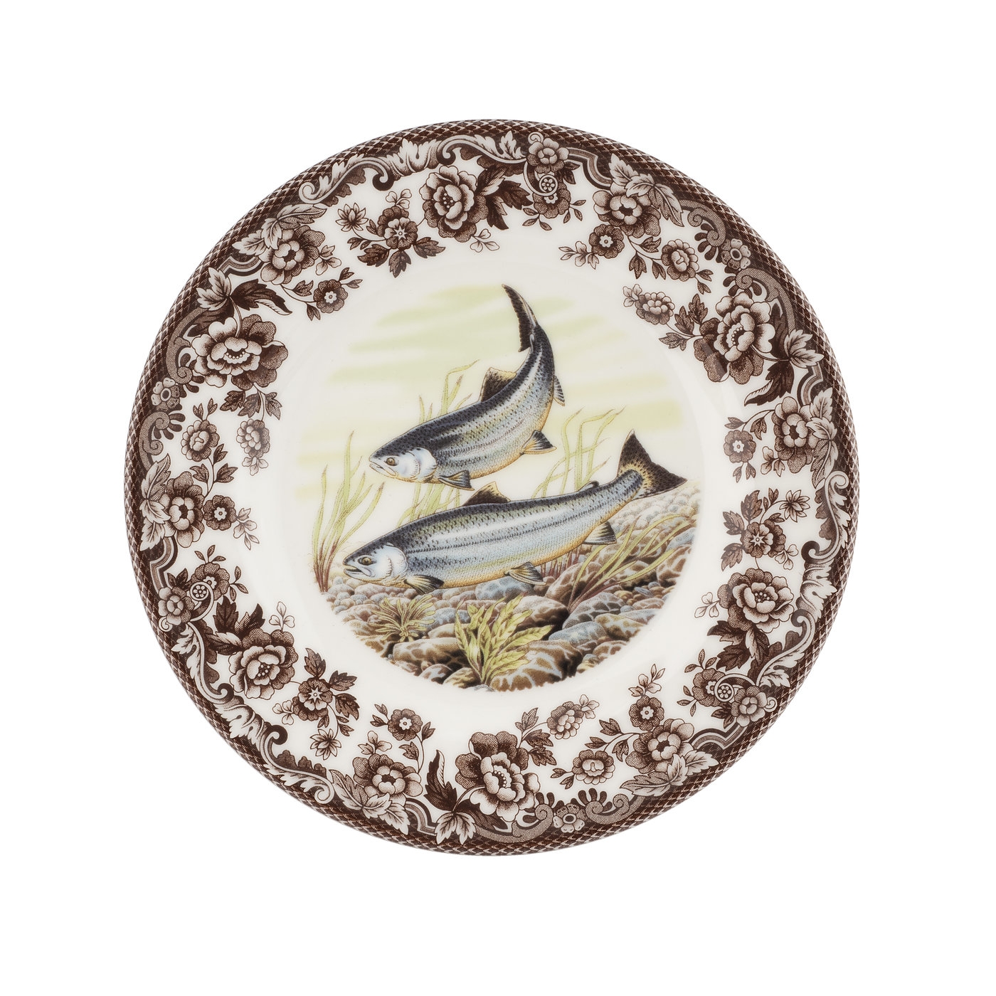 Spode Woodland Salad Plate 8 Inch (King Salmon) image number null