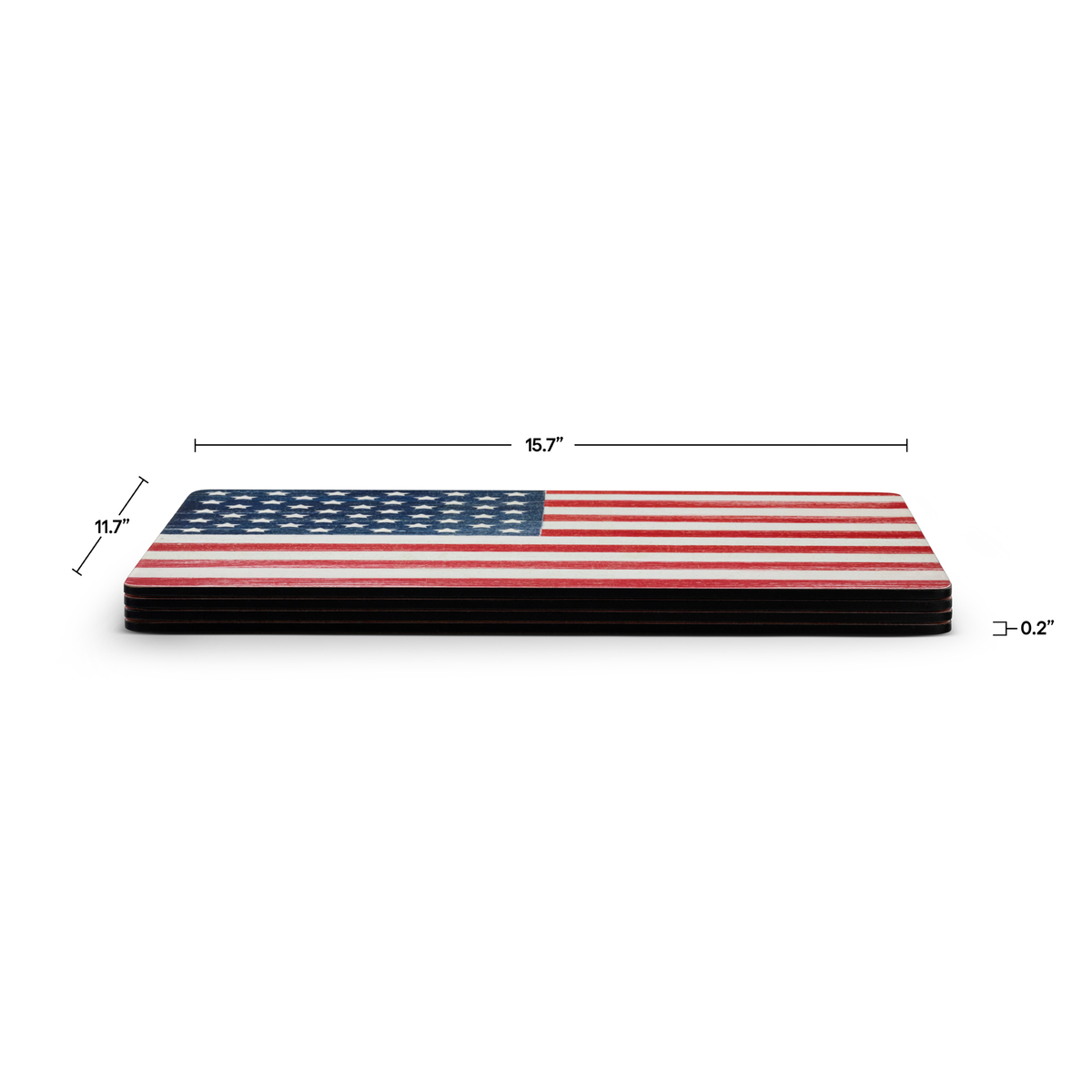 Pimpernel American Flag Placemats Set of 4 image number null