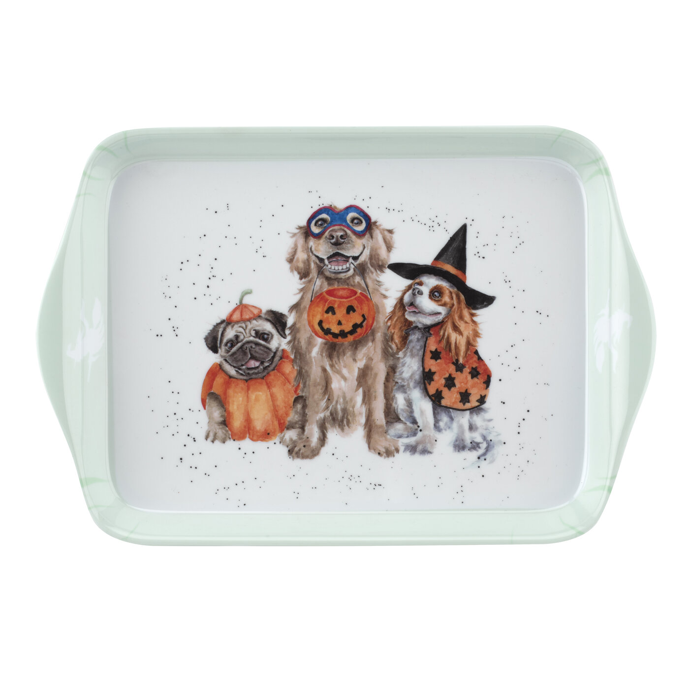Trick or Treat 3 Piece Mug & Tray Set (Dogs/Cat) image number null