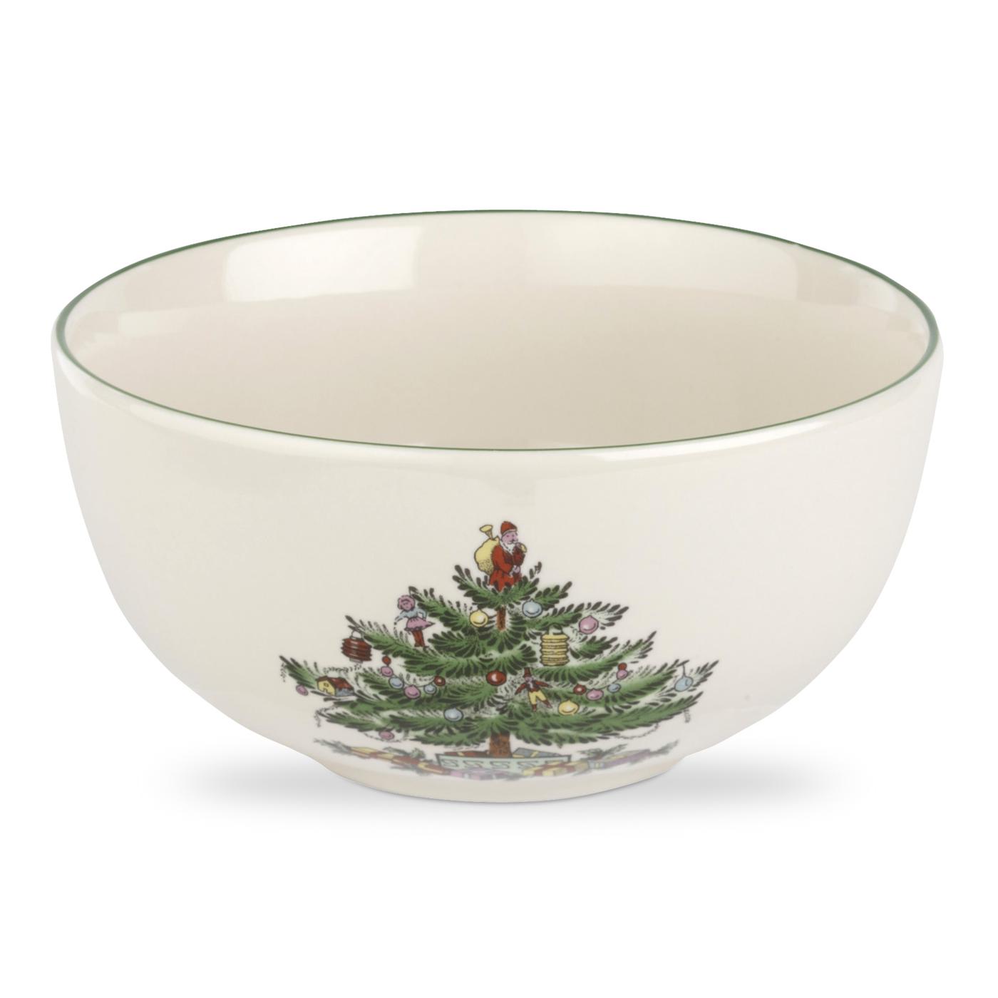 Christmas Tree 5.5 Inch Fruit Bowls Set of 4 image number null