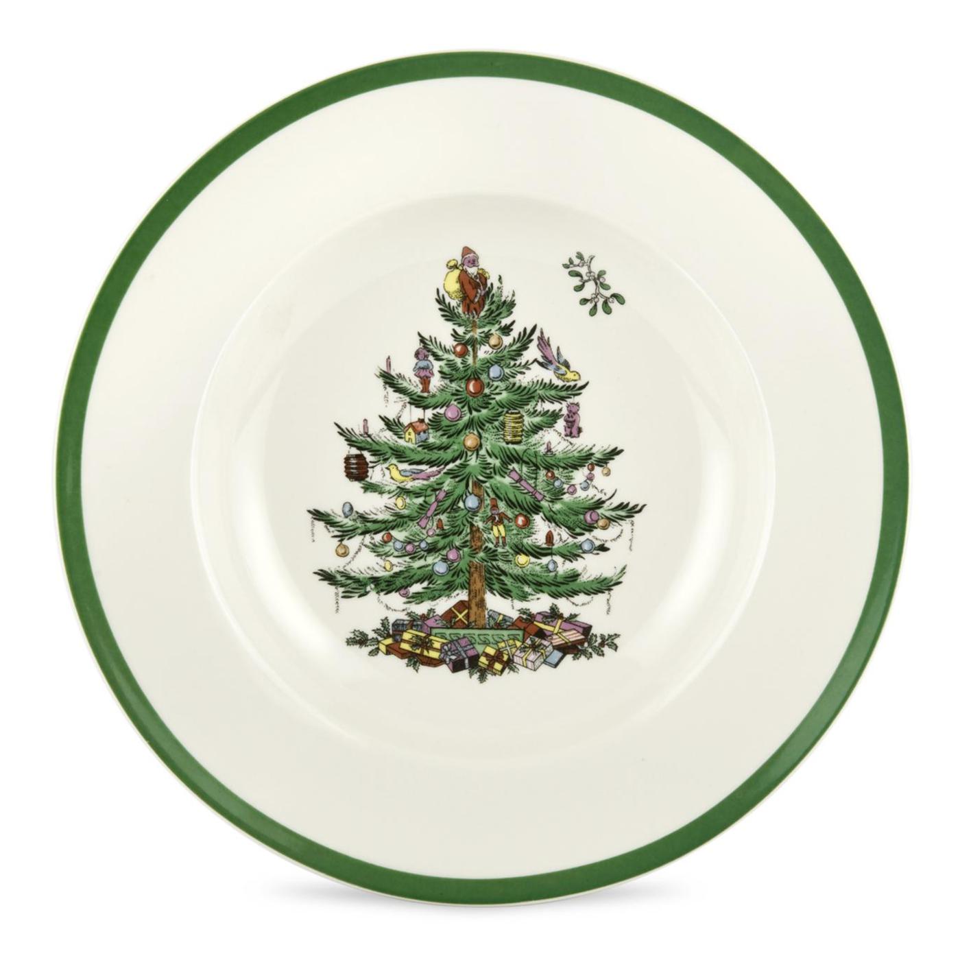 Spode Christmas Tree Set of 4 Soup Plates image number null