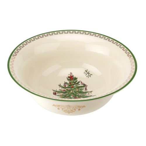 Christmas Tree Gold Collection 12.75 Inch Serving Bowl image number null