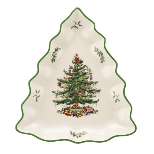 Spode Christmas Tree 10 Inch Tree Dish image number null