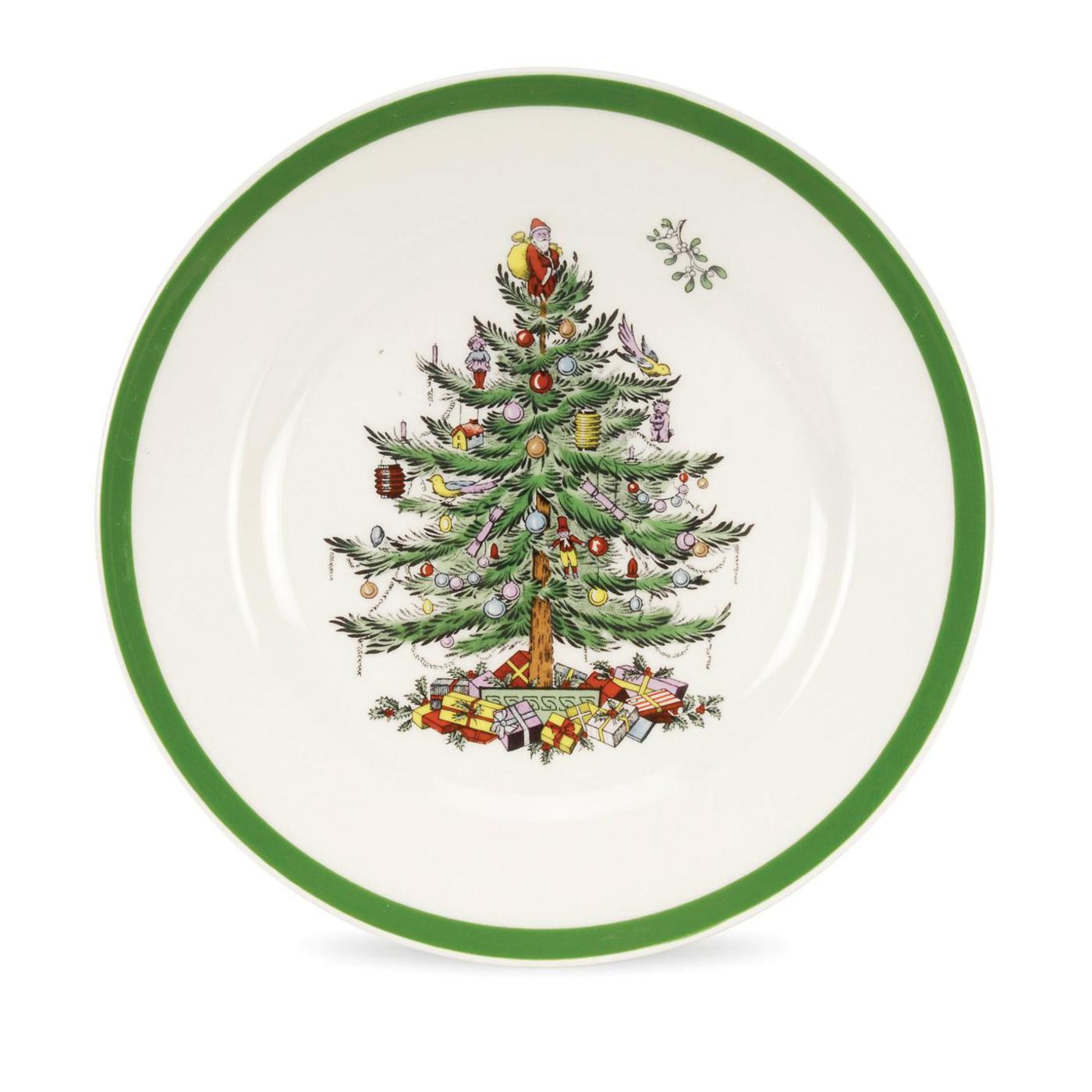 Christmas Tree Set of 4 Salad Plates image number null