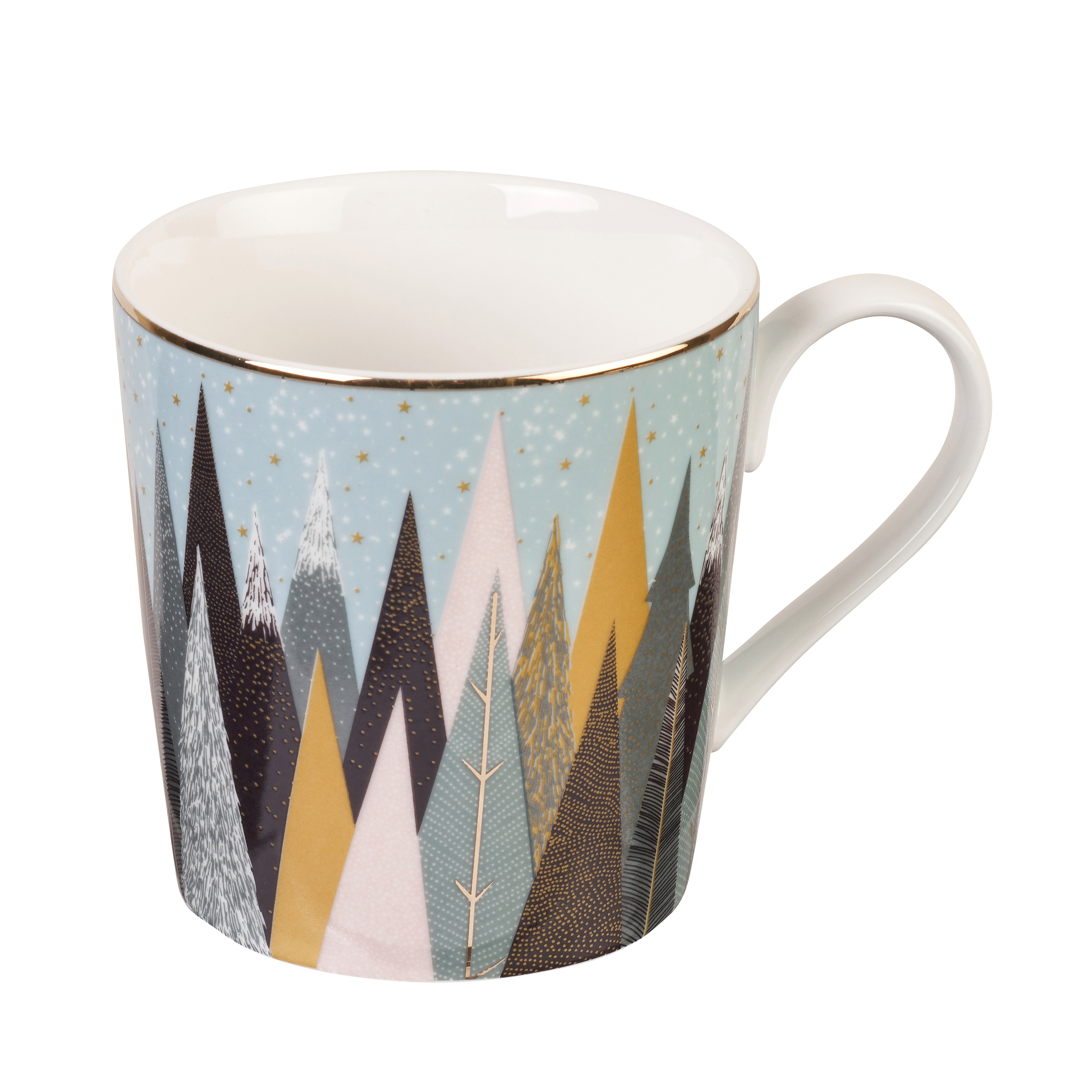 Sara Miller London Frosted Pines Tea For One image number null